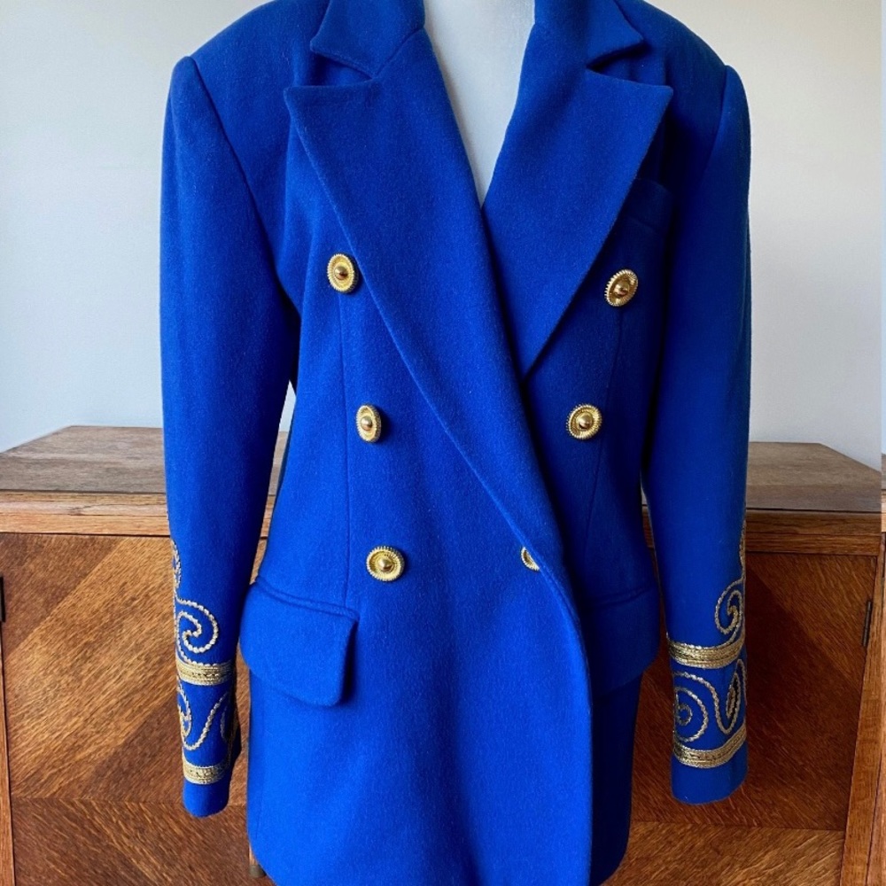 Vintage 90’s Royal Blue Blazer